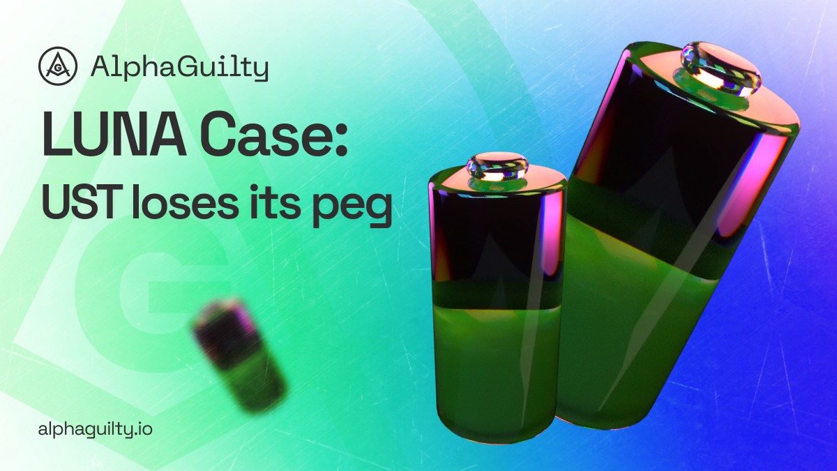 Luna case: UST loses its peg