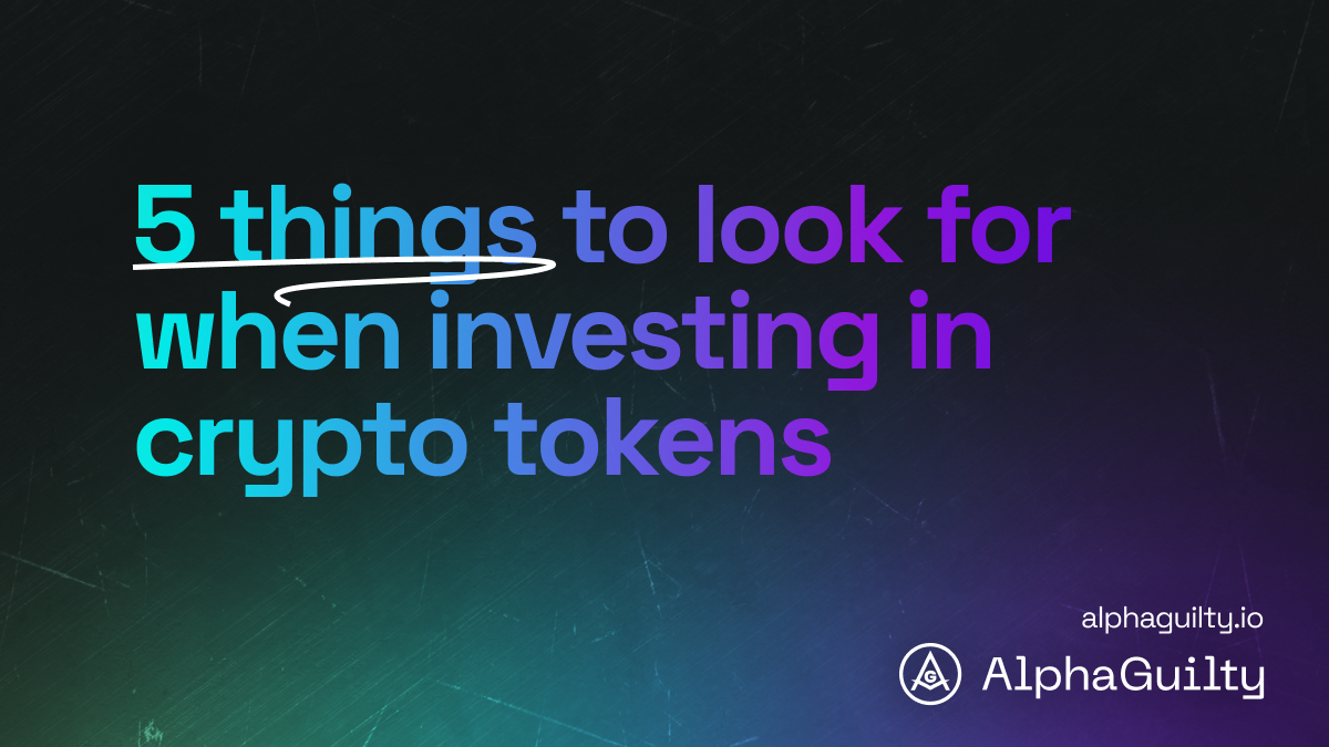 5 вещей, на которых следует сосредоточиться при инвестировании в криптотокены